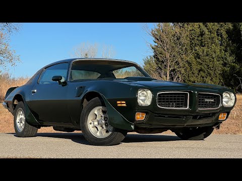1973 Pontiac Trans Am 400ci V8, Automatic, Brewster Green - Driving Project Car Stock #1756