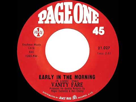 1970 HITS ARCHIVE: Early In The Morning - Vanity Fare (mono 45)