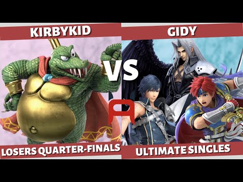 ANIME HOUSTON 2021 - Losers Quarter Finals: Kirbykid (King K.rool) VS Gidy (Chrom) - SSBU SINGLES