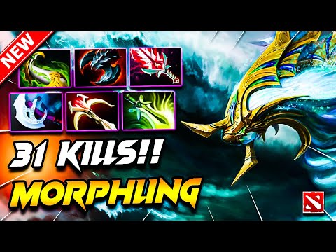 MORPHLING Dota 2 Gameplay | 31 Kills MORPHLING DOTA 2 Gameplay | Morphling Carry Build Gameplay 7.40