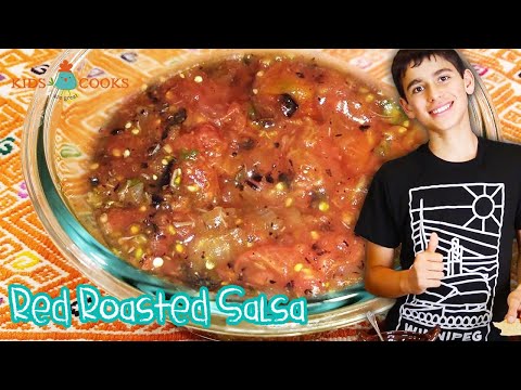 Roasted Tomato Salsa | Authentic Red Salsa - Video Recipe Lesson