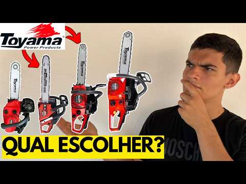 MOTOSSERRAS TOYAMA são Todas Iguais? O que muda entre elas? Qual MELHOR CUSTO-BENEFÍCIO?