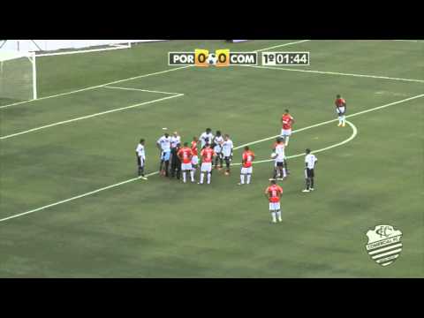 Expulsão do Alex Comercial F.C. no primeiro jogo contra a Portuguesa - Série A2 - 2013