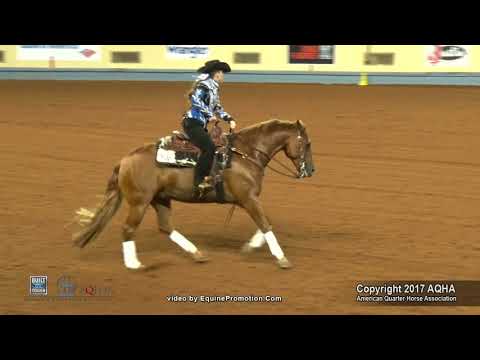 SKEETS FORTY FIVE ridden by MOLLY MITCHELL  - 2017 AQHYA World Show (Reining, FINALS)