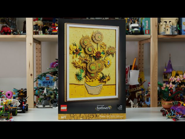 Vídeo relacionado con LEGO Art Vincent van Gogh: Los Girasoles, Maqueta 3D para Construir para Adultos de Obra de Arte, Flores Artificiales y Decoración del Hogar, Construcción Creativa, Regalo para Mujeres y Hombres 31215