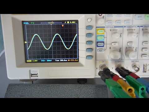 Sammlung Versuchsaufbau - Phasenverschiebung Sperr- und Siebkreis Oszilloskopeinstellung