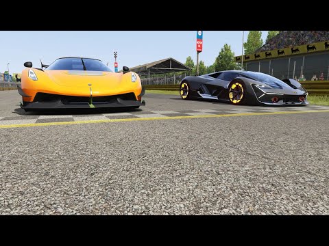 Koenigsegg Jesko vs Lamborghini Terzo Millenio at Monza Full Course