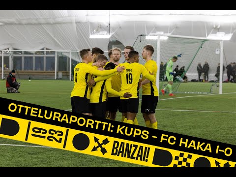 OTTELURAPORTTI: KuPS 1-0 FC Haka | HAASTATTELUSSA PASI TUUTTI JA SEBASTIAN DAHLSTRÖM