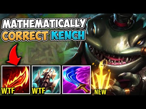 Mathematically Correct Tahm Kench converts health to on-hit damage (absolutely broken)