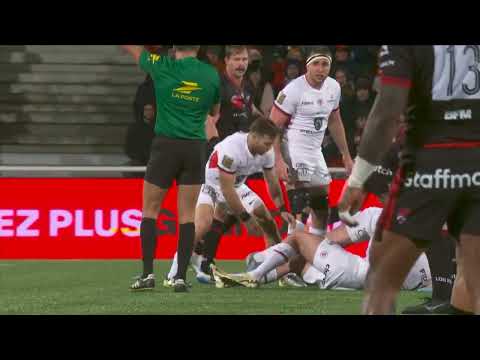 TOP 14 - Essai de Paul GRAOU (ST) - LOU Rugby - Stade Toulousain