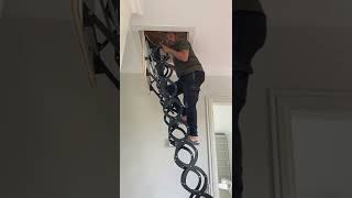 Yerli 70x70 Makaslı Akordiyon çatı merdiveni. 0533 466 23 90