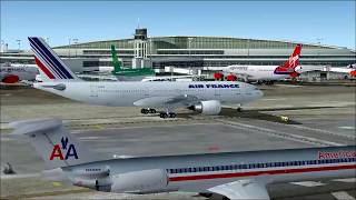 Flight Simulator 2004 Chicago to Paris by Air France