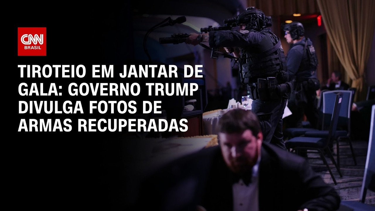 Veja imagens das armas usadas por homem que atirou em jantar com Trump | BASTIDORES CNN