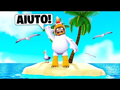 SOPRAVVIVO IN UN'ISOLA DESERTA SU ROBLOX!!