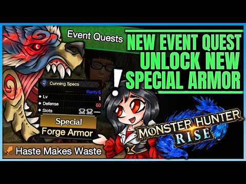 NEW RISE EVENT QUEST - Unlock New Special Armor + Layered Armor - Breakdown - Monster Hunter Rise!