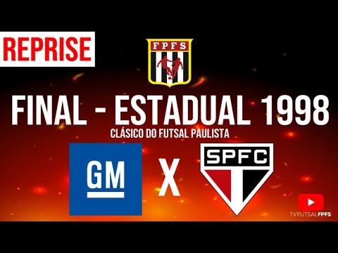 TV FPFS FUTSAL | GM X SÃO PAULO F.C. - FINAL DO ESTADUAL 1998 - REPRISE