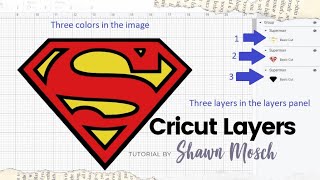 How to make Layers in Cricut Design Space - Easy Cricut Layers - Updated Video Linked in Description