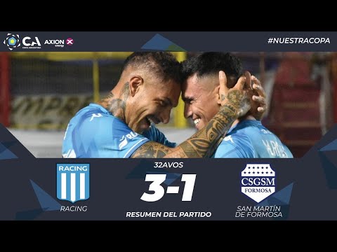 32avos: Racing 3 - San Martín de Formosa 1