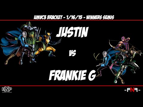 FNF - 1-16-15 - UMVC3 - Justin vs. Frankie G - Winners Semis