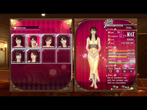 Yakuza 0 - Chika Hostess Training 1