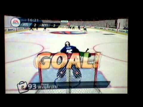 NHL slapshot atlanta thrashers vs new york islanders