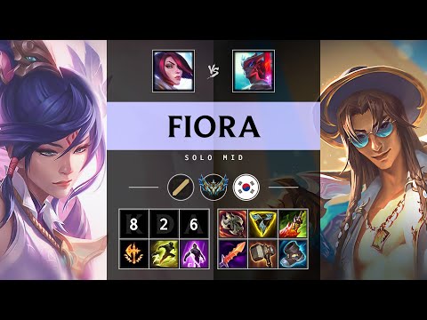 Fiora Mid vs Yone - KR Challenger Patch 25.07
