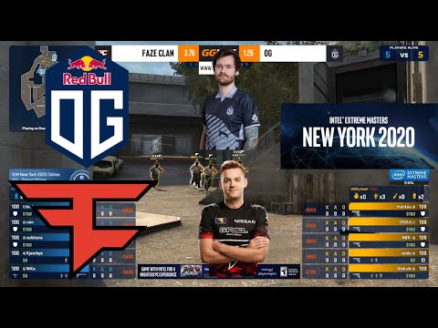 OG vs FaZe Clan - OVERPASS MAP2 - IEM New York 2020