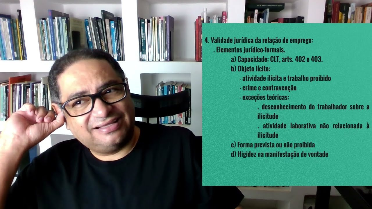 Validade jurídica da relação de emprego