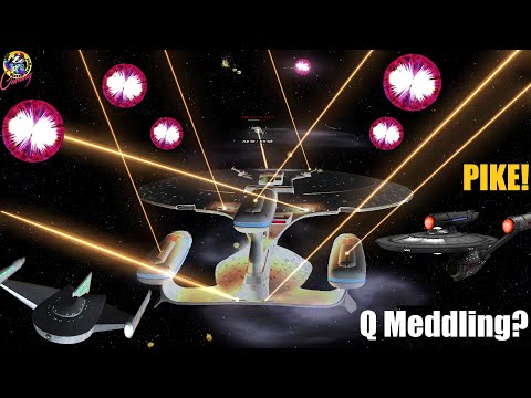 Galaxy Class X VS Strange New Worlds ROMULANS Riker To The Rescue Star Trek Starship Battles