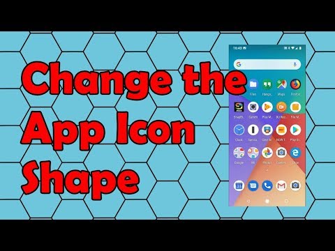 How to Change the App Icon Shape on the Xiaomi Mi A2 Lite Home Screen