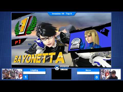 Invasion 18 - Winner's Semis: LingLing (Bayonetta/Peach) vs Marss (Zero Suit Samus/Lucario)