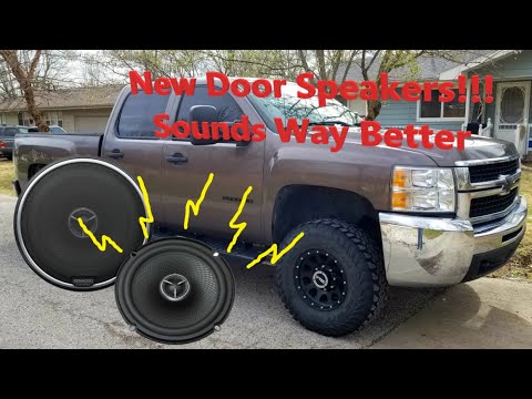 YouTube video about: What size speakers are in a 2008 gmc sierra?
