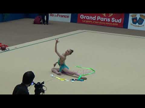 Julia EVCHIK (BLR) ribbon - 2018 Corbeil senior EF