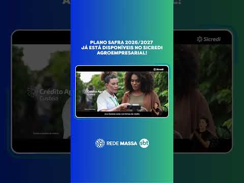 Os recursos do Plano Safra 2026/2027 já estão disponíveis no Sicredi Agroempresarial PR/SP! 🌱🚜