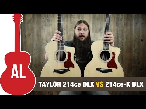 Taylor 214ce DLX vs 214ce-K DLX Comparison