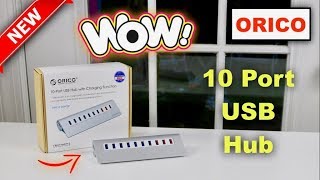 Video thumbnail for ORICO ❤️   3.0 Aluminum 10 Port  USB Hub - Review    ✅ by Merry Cottage