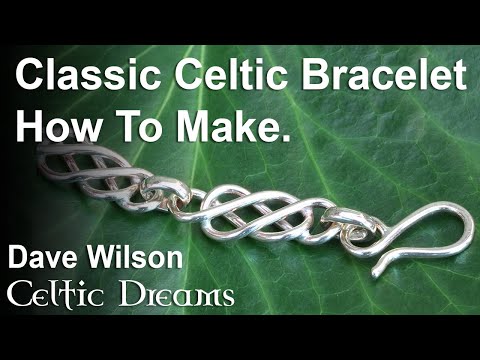 Classic Celtic Knot Bracelet (How to make with simple tools) No 1