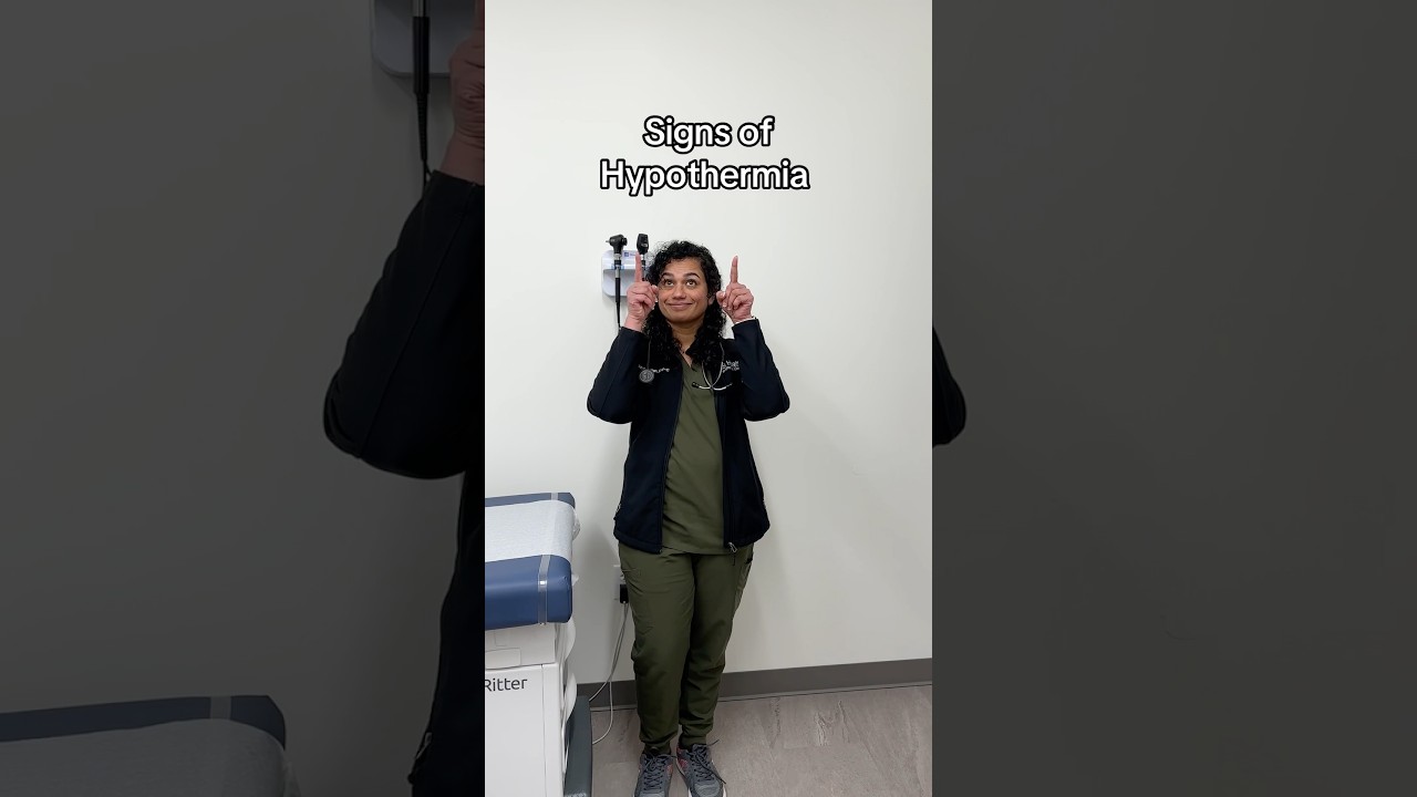 Signs of Hypothermia 🥶❄️With Family Nurse Practitioner Ruth Stephen