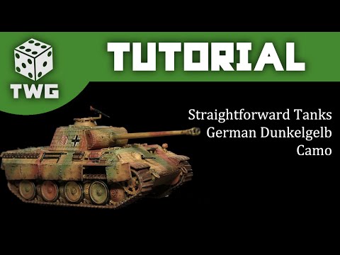 Bolt Action Tutorial: How To Paint WW2 German Dunkelgelb Camo -  Panther
