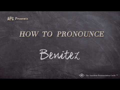 How to Pronounce Benitez (Real Life Examples!)