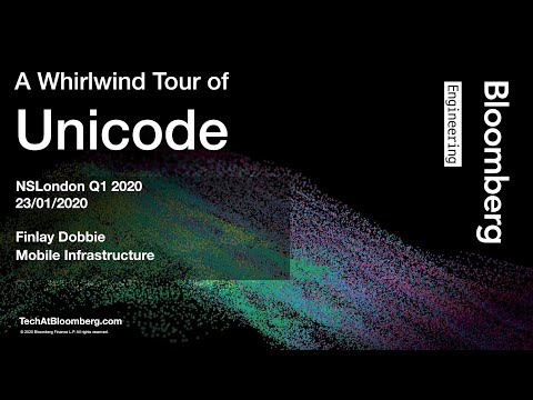 A Whirlwind Tour of Unicode