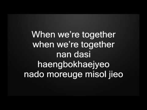 JB And Jiyeon - Together - KARAOKE/INSTRUMENTAL - ( Part Male  Voice Paio )