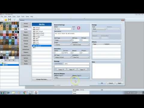 RPG Maker MV Tutorial -Skill Creation-