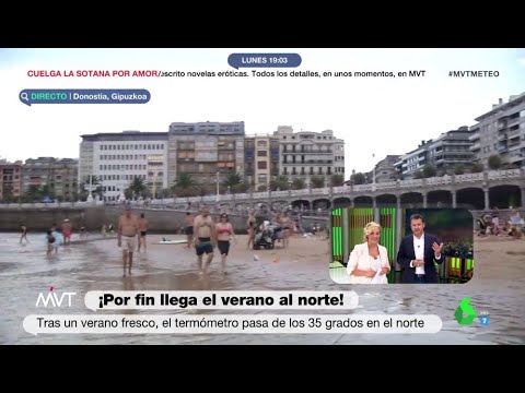 Las bromas de Iñaki López y Cristina Pardo sobre el verano en Euskadi - Más Vale Tarde
