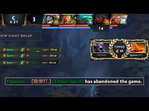 Quinn Lina made Paparazi Ember Abandon the game