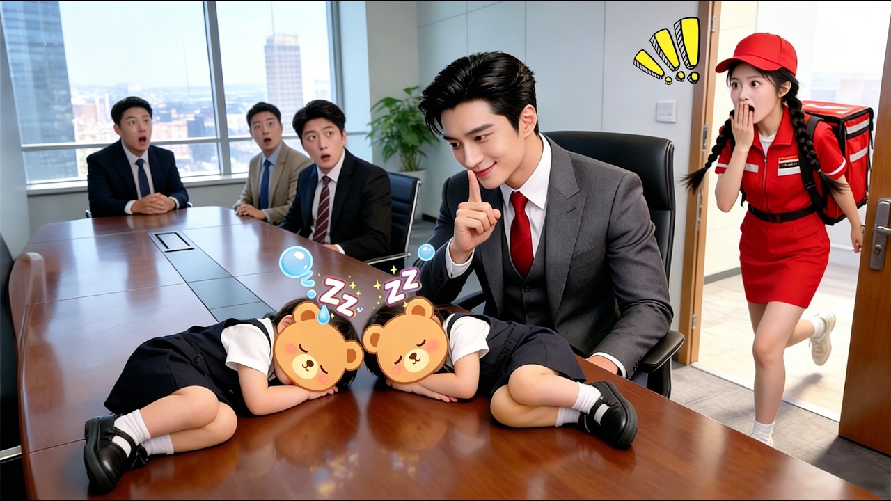 Girl delivers food, kids sleep in CEO's room. They look like him!His kids! Takes them home to spoil!