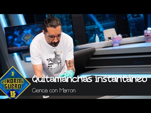 ¿Cómo quitar la sangre de forma instantánea? El gran truco de Marron - El Hormiguero