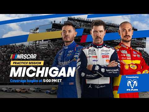 Thumbnail for LIVE NASCAR CUP SERIES PRACTICE | Michigan | Prime Video by United Kingdom, United States, SEAT, ZiL, Car