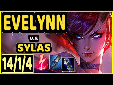 KEIO (EVELYNN) vs SYLAS - 14/1/4 KDA JUNGLE GAMEPLAY - BR Ranked GRANDMASTER