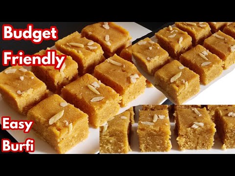 High Protein Chickpea Jaggery Burfi Recipe / Roasted Chana Burfi Recipe / Easy Sweet For Festivals 